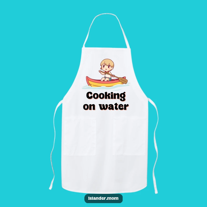 Funny Paddling Canoe Apron: Kitchen Voyage, Perfect Funny Gift