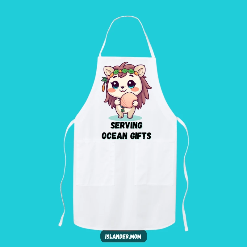 Funny Cute Islander Animal Apron: Cook with Island Gifts!