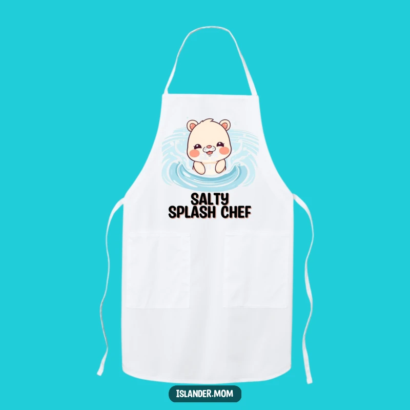 Funny Islander Mom Animal Ocean Splash Apron - Cook with Seaside Fun!