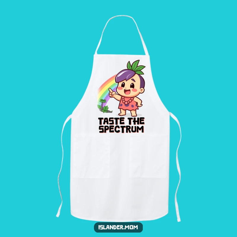 Funny Islander Rainbow Apron - Kitchen Fun for Cooks and Bakers
