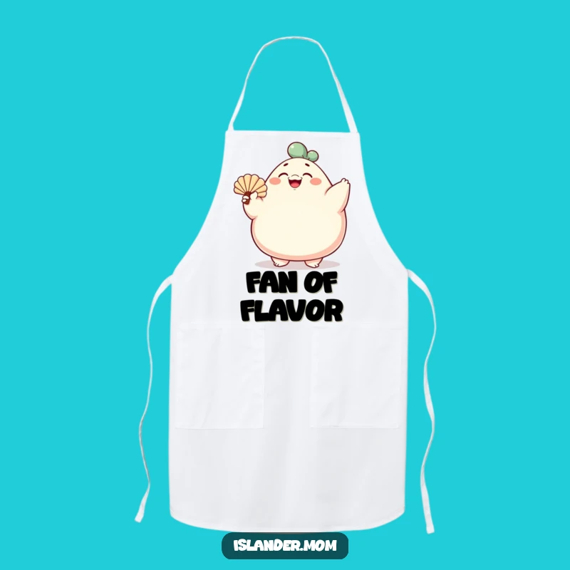 Funny Rotund Fan Character Apron: Cook with a Smile!