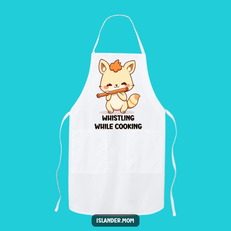 Funny Spirited Animal Flute Apron: Cook to Your Own Tune