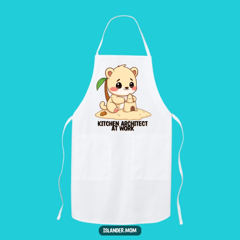 Funny Sandcastle Builder Animal Apron, Fun in the Kitchen