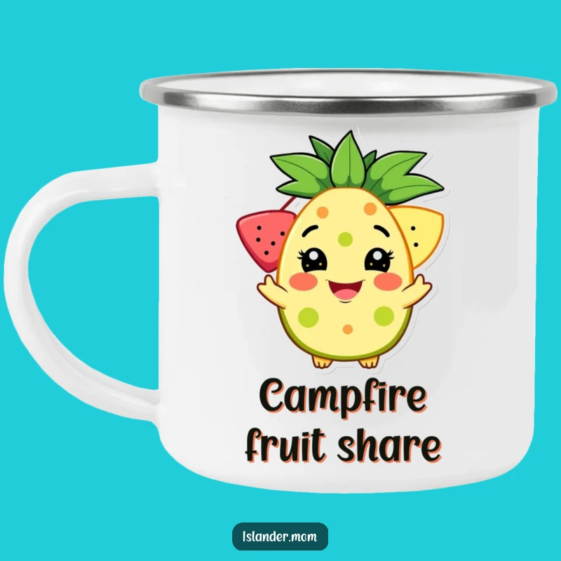 Funny Tropical Fruit Offer Camping Mug - Share the Joy Cup