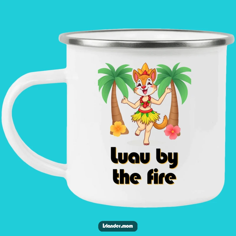 Funny Islander Mom Camping Mug - Island Dancer Outdoor Gift