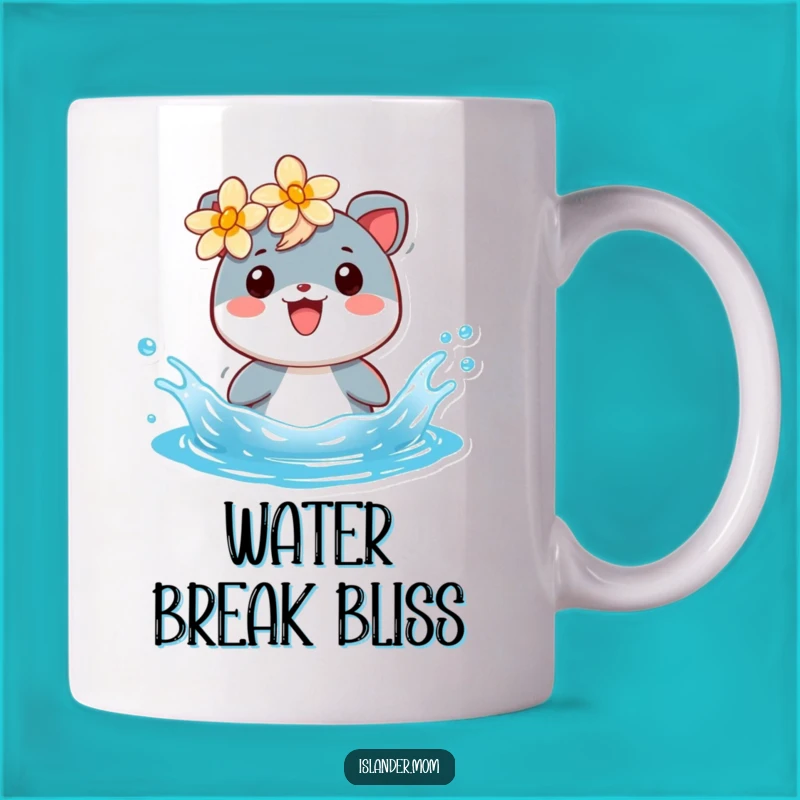 Funny Cheerful Islander Animal Mug: Splash into Your Day!
