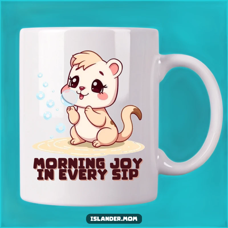 Funny Islander Mom Animal Bubble Mug: Beach Playfulness, Perfect Gift
