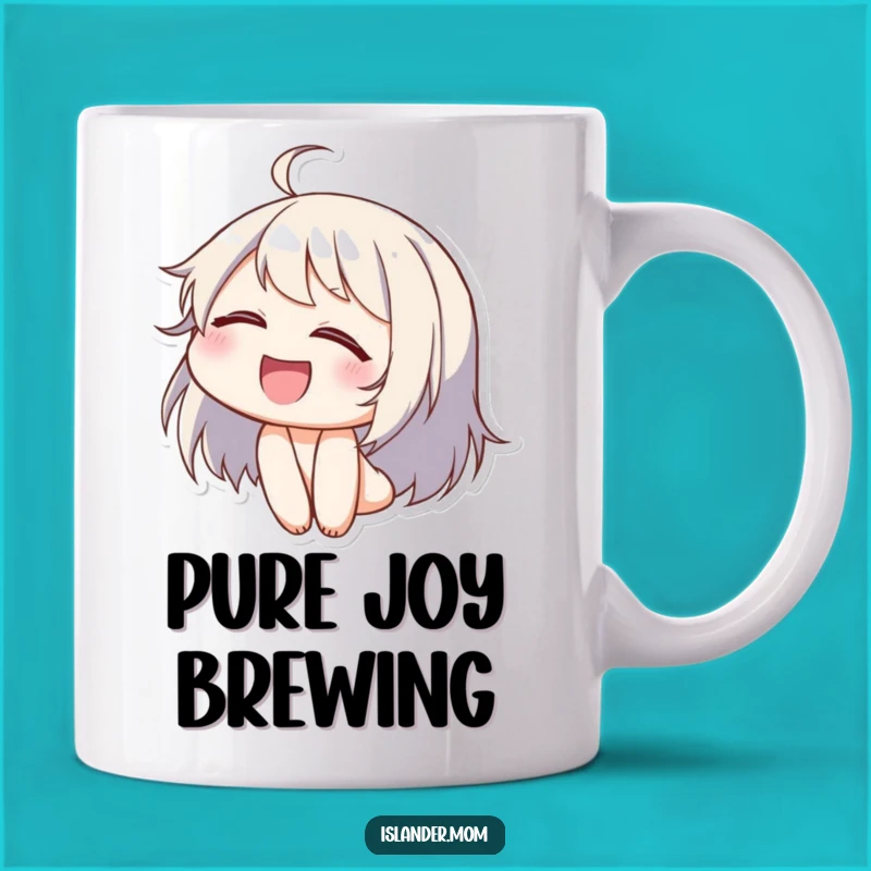 Funny Laughing Character Mug: Pure Joy Expression, Perfect Funny Gift