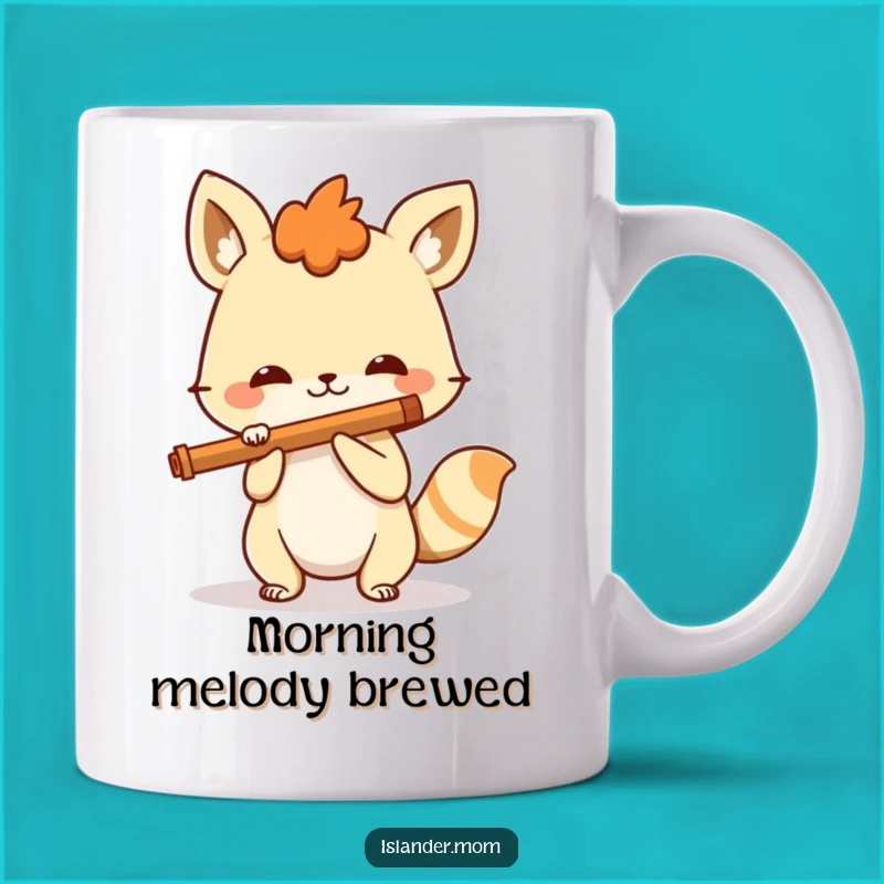 Funny Spirited Animal Flute Mug: Music to Your Mouth with Laughter