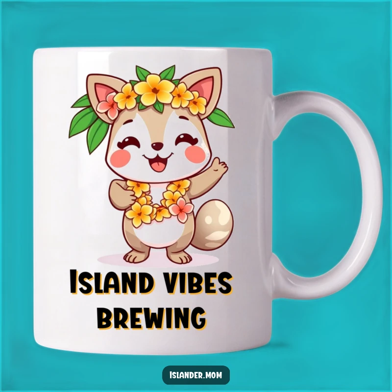 Funny Islander Animal Dancing Mug: Tropical & Hilarious Gift