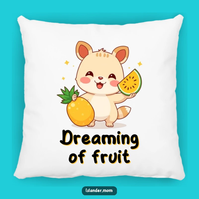 Funny Juggling Fruit Animal Pillow: Snuggle Up with Tropical Skill and Softness