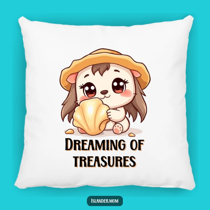 Funny Kawaii Animal Seashell Pillow: Cozy Comfort & Beach Discovery Gift!