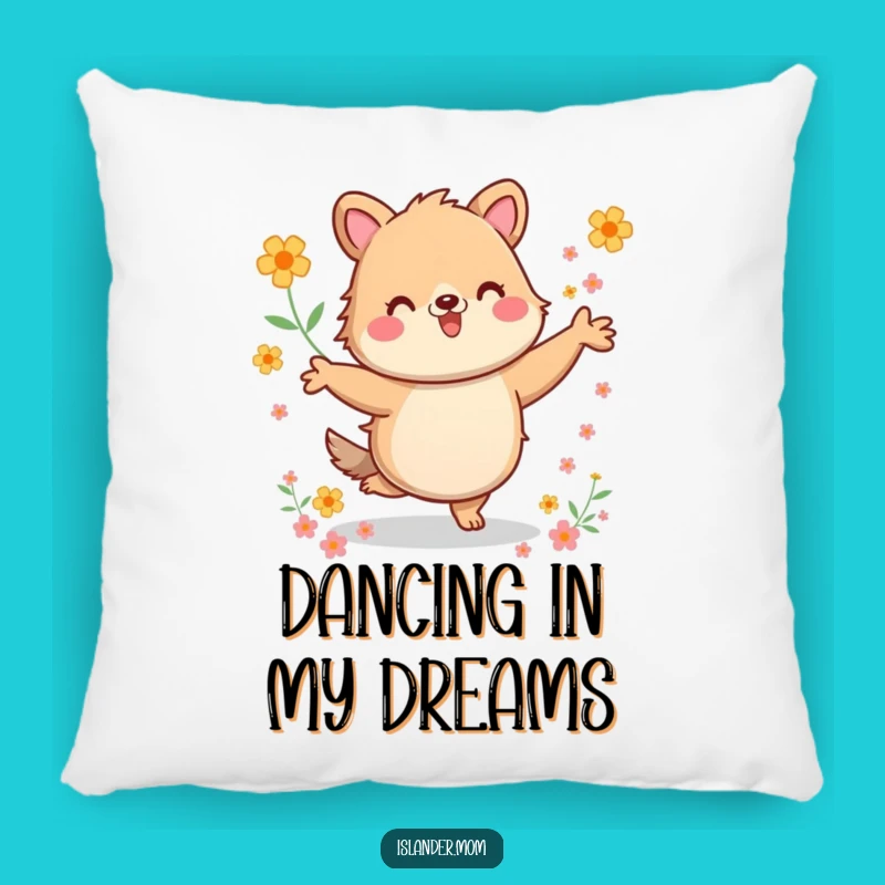 Funny Kawaii Dancer Pillow: Soft Decorative Pillow, Lively Animal Accent, Comfy Funny Gift