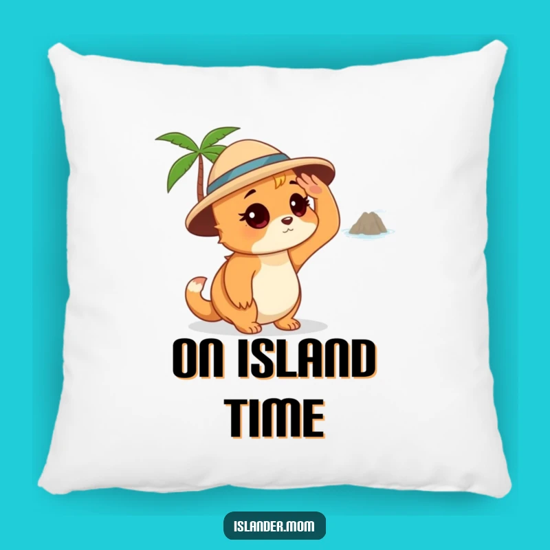 Funny Islander Mom Pillow - Island Gazer Comfort Gift