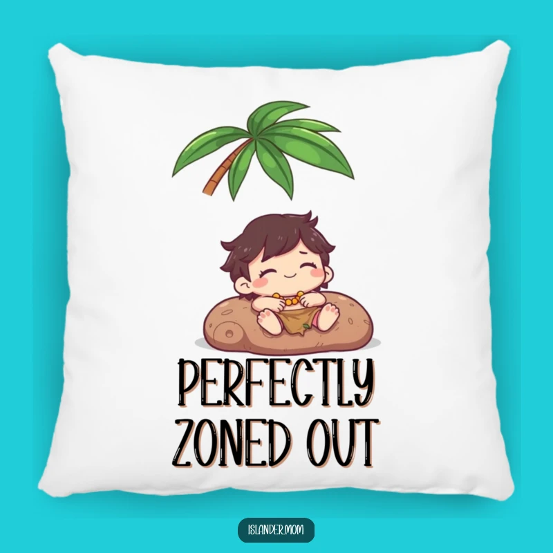 Funny Kawaii Islander Palm Tree Pillow: Cozy Comfort & Peaceful Accent