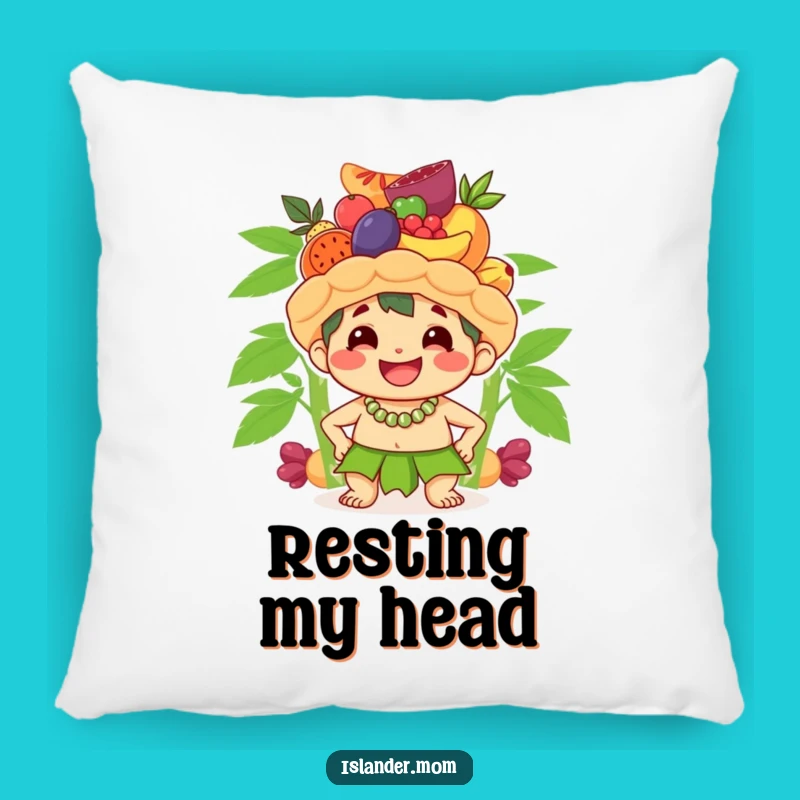 Funny Fruit Balance Pillow: Rest with Cute Islander's Skill, Cozy Funny Gift