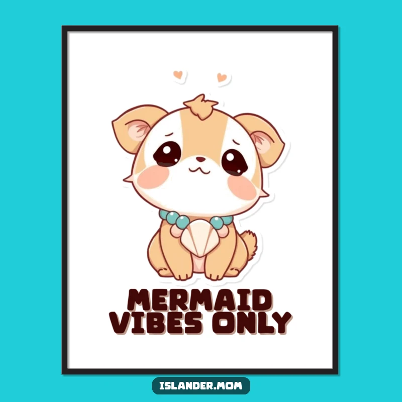 Funny Dreamy Animal Seashell Digital Art: Instant Whimsical Decor