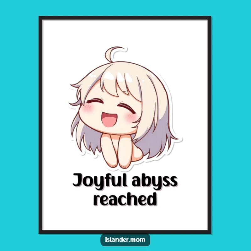 Funny Laughing Character Digital Art: Instant Joyful Decor, Perfect Funny Gift