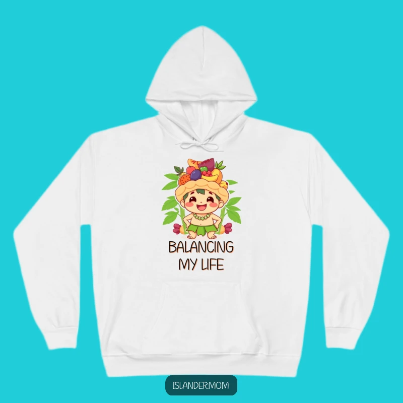 Funny Fruit Balance Hoodie: Stay Cozy with Cute Islander's Skill, Perfect Funny Gift