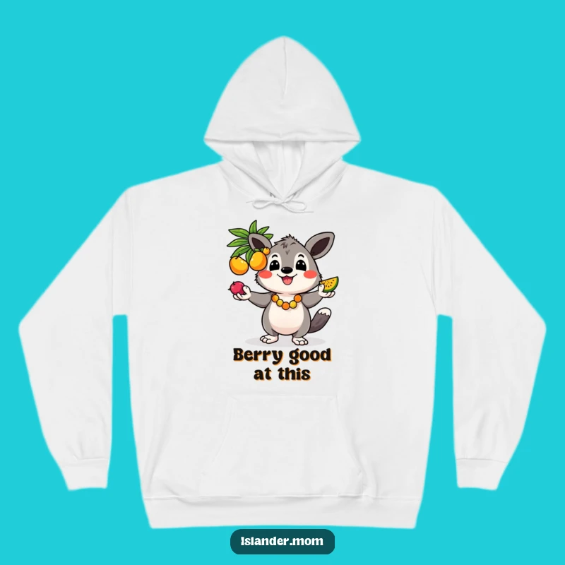 Funny Kawaii Islander Juggling Hoodie - Cozy Tropical Gift for Fun Lovers