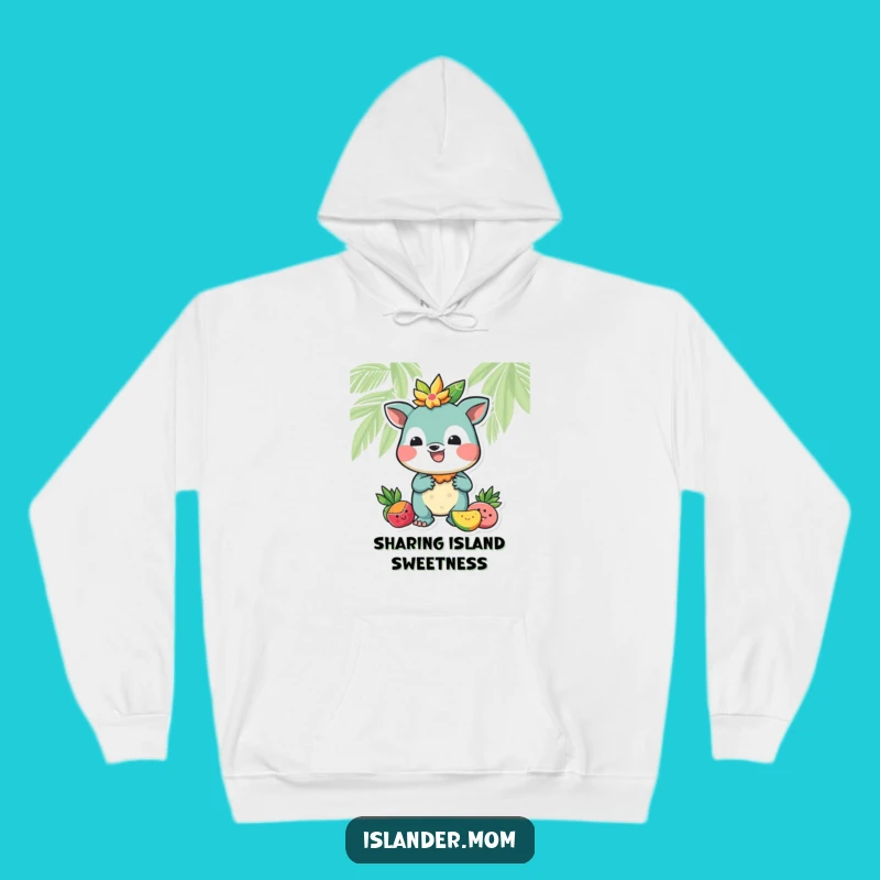 Funny Tropical Fruit Hoodie, Cozy Islander Animal Sweatshirt Gift