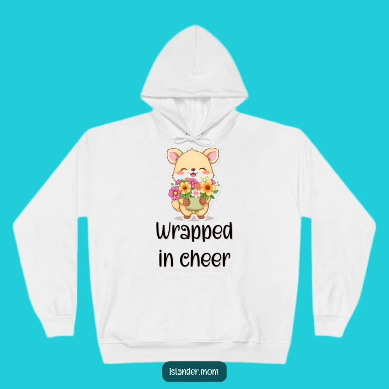 Funny Giggling Animal Flower Hoodie: Cozy Comfort with a Cheerful Gift