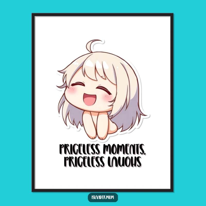 Free Printable Wall Art: Laughing Character Funny Downloadable Art Gift