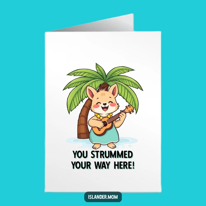 Free Printable Congrats Card: Islander Mom's Ukulele Melody Celebrates Your Amazing Success
