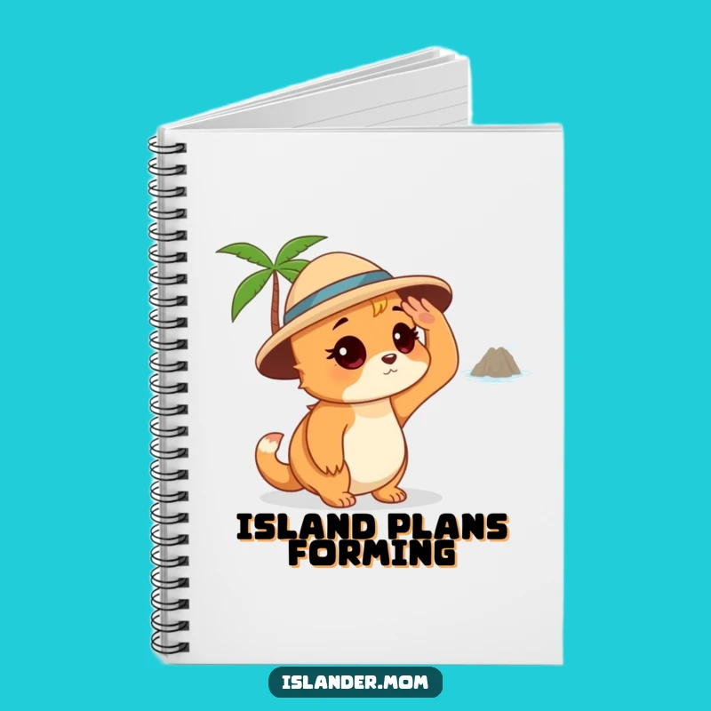 Funny Islander Mom Notebook - Island Gazer Journal Gift