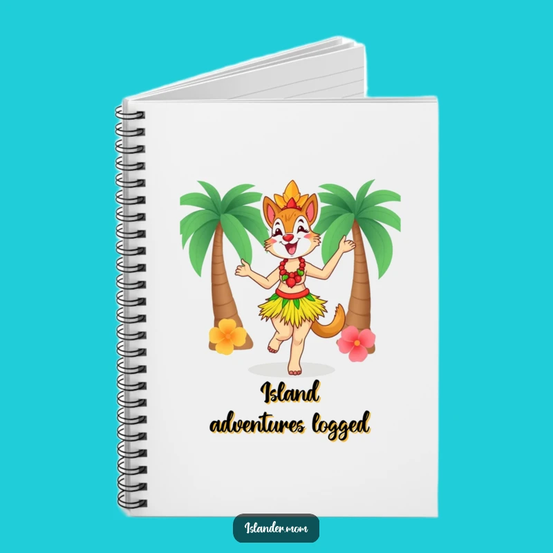 Funny Islander Mom Notebook - Joyful Dancer Journal Gift