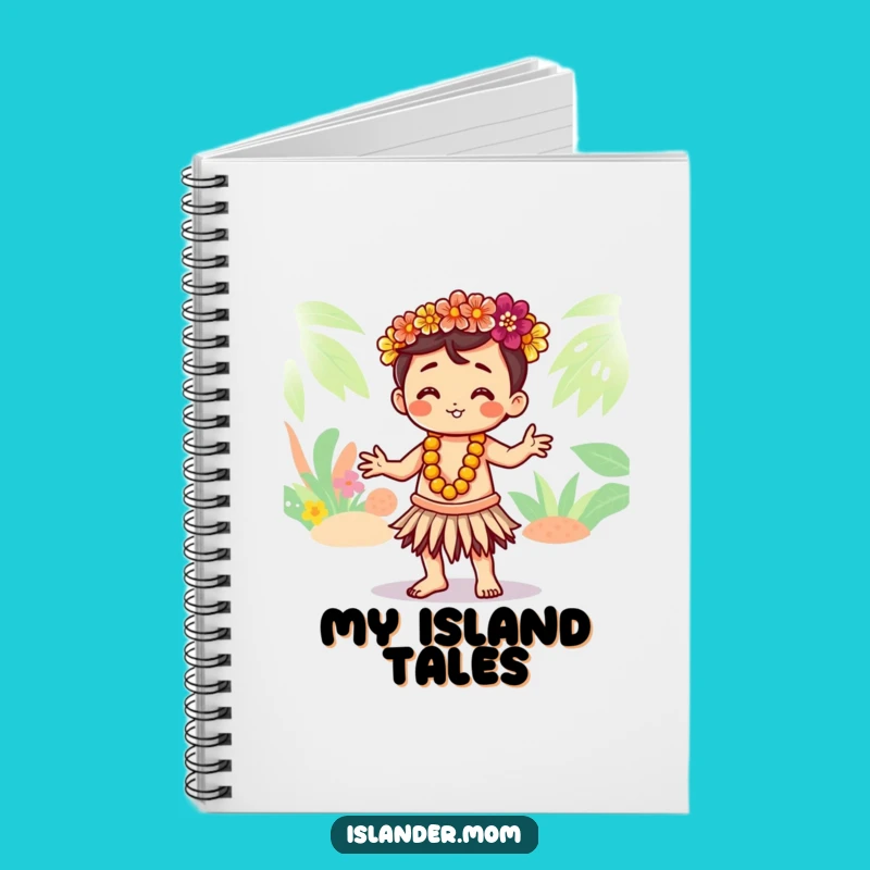 Funny Kawaii Islander Hula Notebook - Journal for Graceful Thoughts
