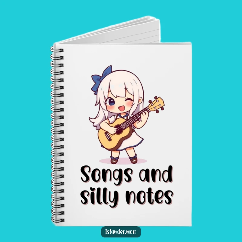 Funny Ukulele Notebook: Character Strumming with Glee - Journal Gift