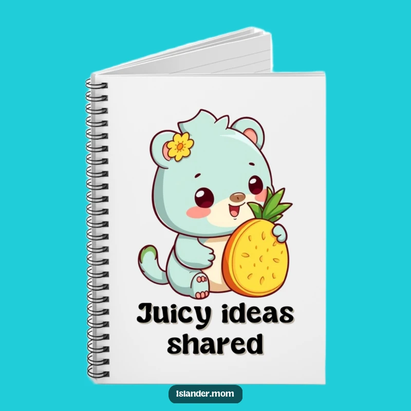 Funny Kawaii Islander Pineapple Notebook: Journal Your Travels, Cute Animal Cover, Great Funny Gift