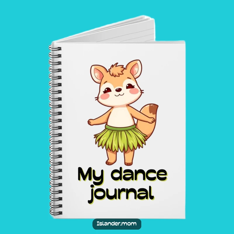 Funny Grass Skirt Animal Notebook: Jot Down Notes with Tropical Dancing Fun!