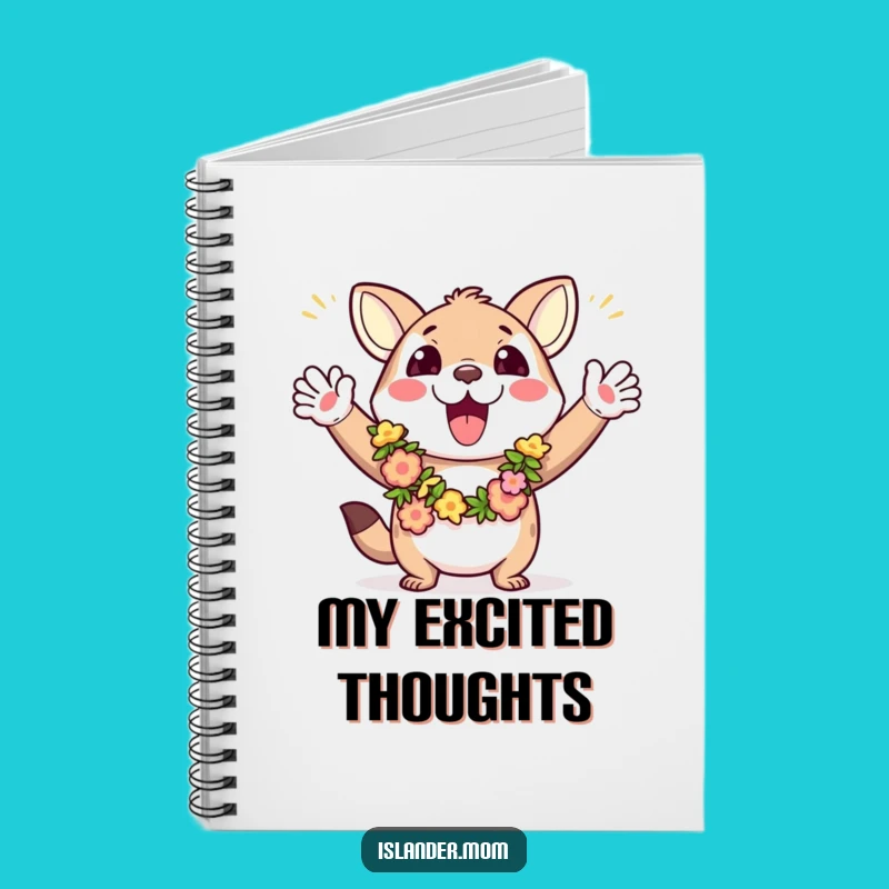 Funny Cheering Animal Lei Notebook: Jot Down Exciting Ideas!