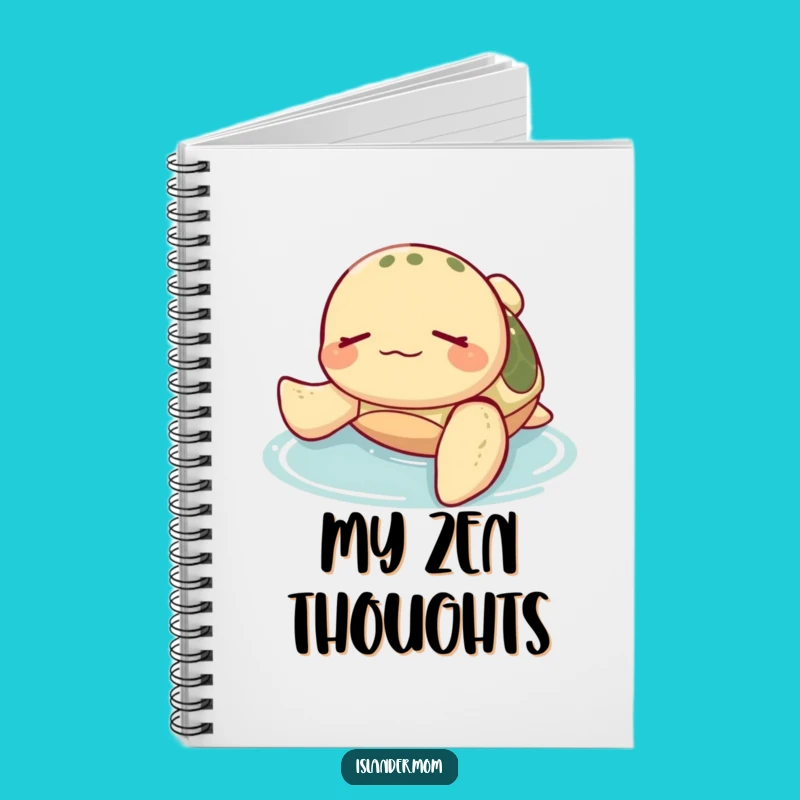 Funny Sea Turtle Zen Notebook: Relaxed Ocean Journal Funny Gift