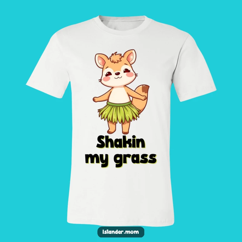 Funny Grass Skirt Animal T-Shirt: Wear Your Tropical Moves with This Hilarious Shirt