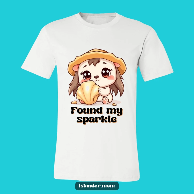 Funny Kawaii Animal Seashell Discovery T-Shirt: Beach Treasure Humor Gift!