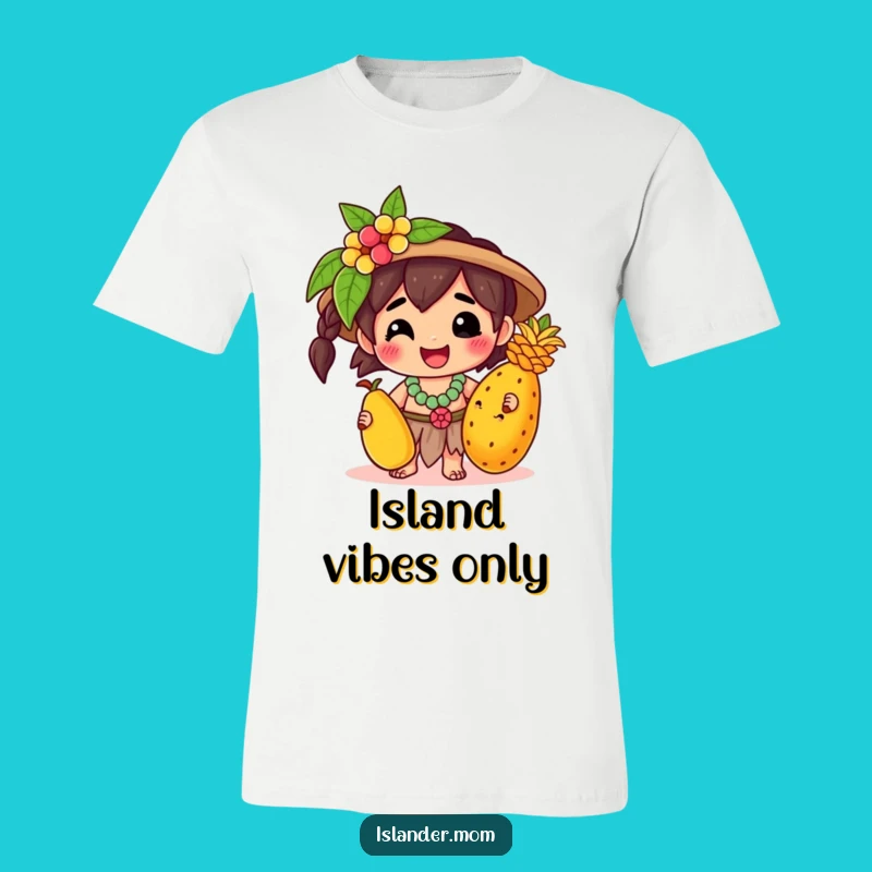Funny Kawaii Islander Happy Fruit Tee: The Ultimate Joyful Character T-Shirt Gift