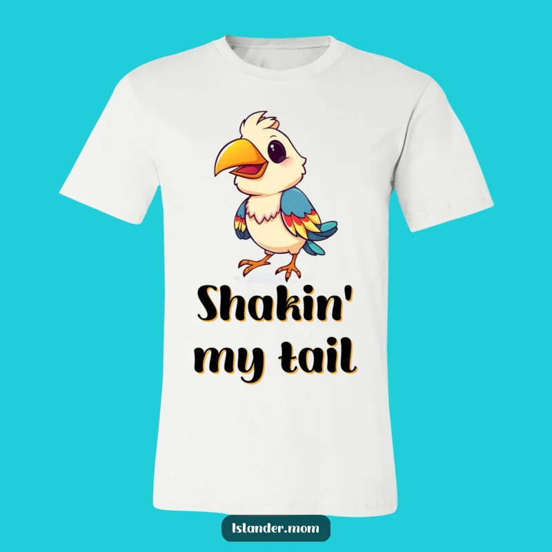 Funny Bird Shimmy T-Shirt: Colorful Fun for Playful Personalities