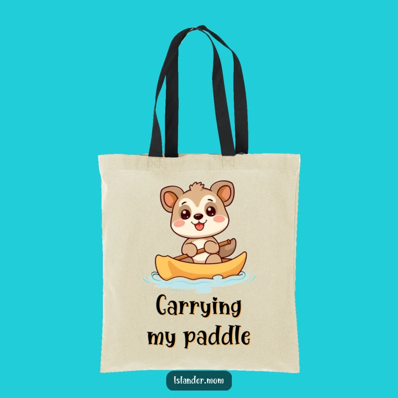 Funny Animal Canoe Tote Bag: Carry Your Essentials with a Smile
