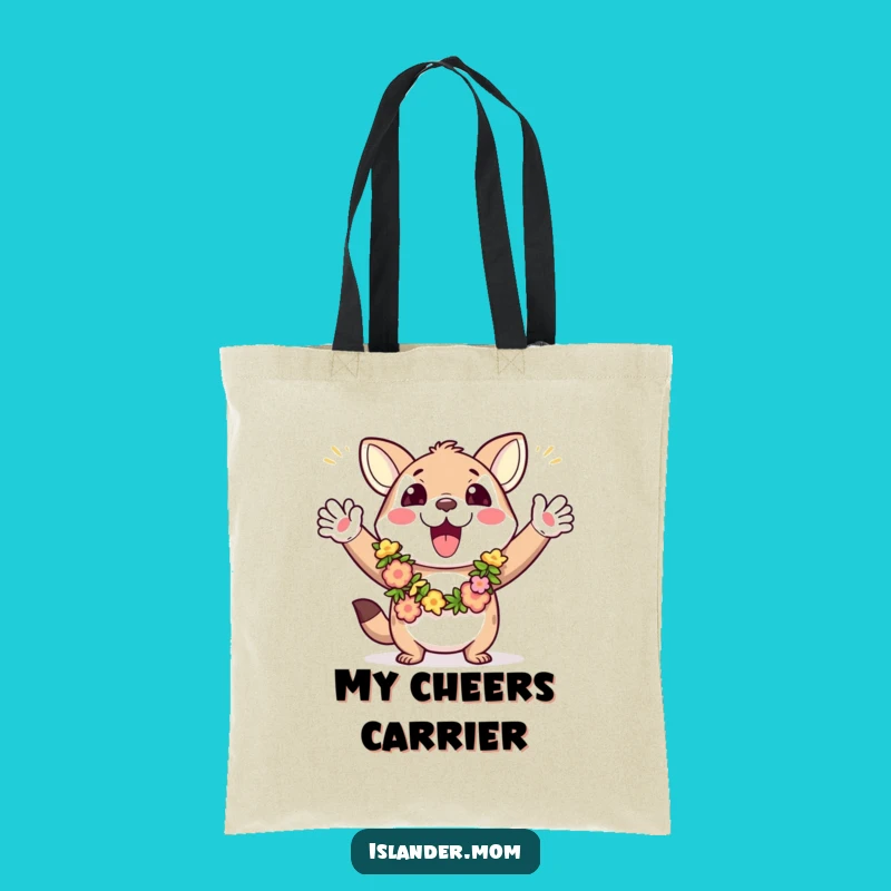 Funny Cheering Animal Lei Tote Bag: Carry Your Enthusiasm Everywhere!
