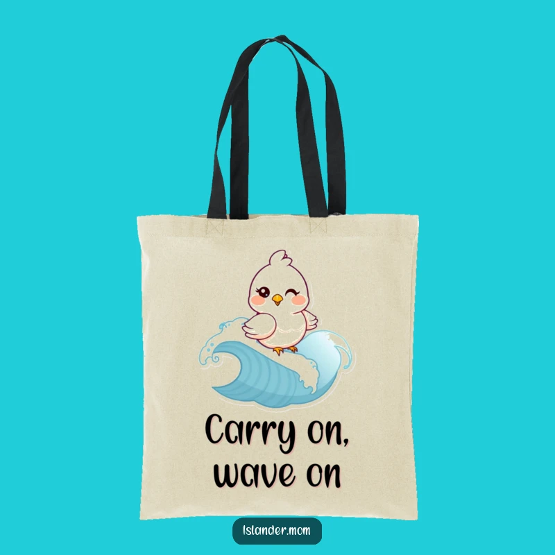 Funny Mama Bird Tote Bag - Stylish Coastal Humor Gift for Bird Lovers!